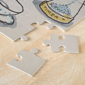 マウス用茶 ジグソーパズル (側面)