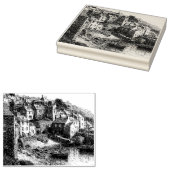 マウス穴、コーンウォールヴィンテージスケッチ ラバースタンプ (押印)