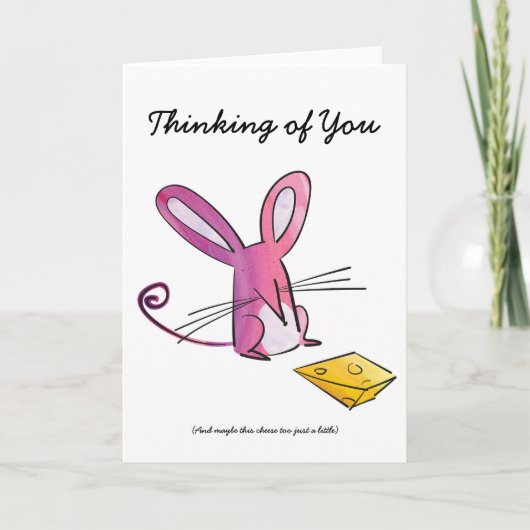 マウス考えるのカード カード (正面)