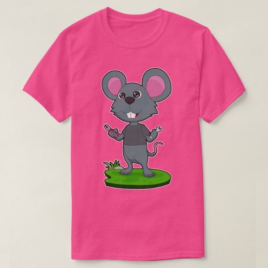 マウス職人ペンチ Tシャツ (デザイン正面)