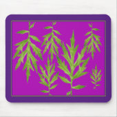 マウス葉パッド上のワイルドなマウス(2) マウスパッド (正面)