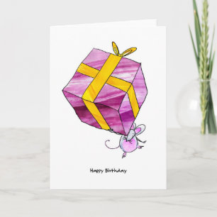 マウス誕生日カード カード