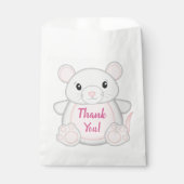 マウス誕生日パーティーピンク フェイバーバッグ (正面)