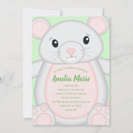 マウス誕生日パーティー 招待状