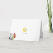 マウス読ファミリーの暖炉クリスマスカード カード (裏面)