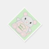 マウス赤ちゃんシャワー スタンダードカクテルナプキン (角)