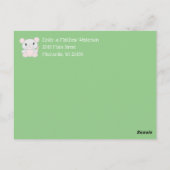 マウス赤ちゃんシャワー ポストカード (裏面)