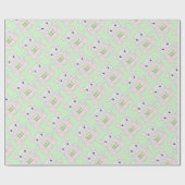 マウス赤ちゃんシャワー ラッピングペーパー (フラット)