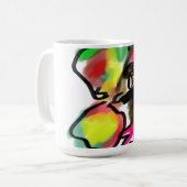 マウス遊の秋 コーヒーマグカップ (正面左)