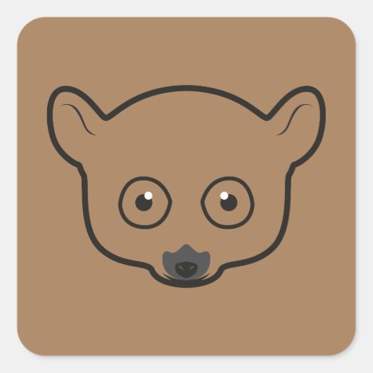 マウス雑音 スクエアシール (正面)