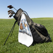 マウス音楽バンドゴルフタおもしろいオル ゴルフタオル (グリーン)