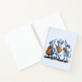 マウス音楽バンドノートブおもしろいック ノートブック (内部)