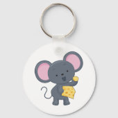 マウス食べチーズ キーホルダー (正面)