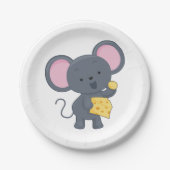 マウス食べチーズ ペーパープレート (正面)