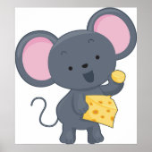 マウス食べチーズ ポスター (正面)