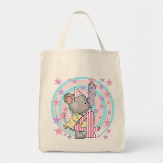 マウス4th誕生日Tシャツとギフト トートバッグ (正面)