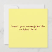 マウス＆キノコの感謝カード サンキューカード (裏面)