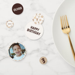 マウス&クッキー誕生日パーティーテーブル紙吹雪 コンフェッティ