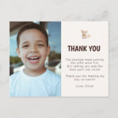 マウス・クッキー・キッズパーティー写真ありがとうポストカード ポストカード (正面)