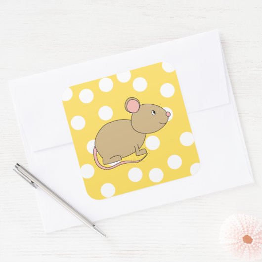 マウス。 スクエアシール (封筒)