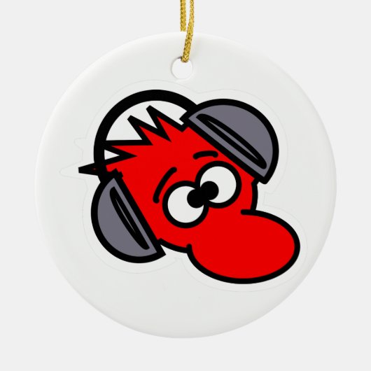 マウス セラミックオーナメント (正面)