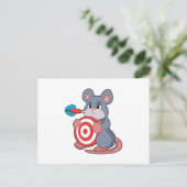 マウス ダーツ ダート ダートボード ポストカード (スタンド正面)