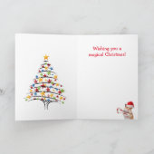 マウス/ハムスターのクリスマス シーズンカード (内部)