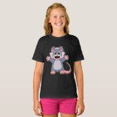 マウス ブライド ベール ウェディング Tシャツ (正面フル)