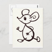マウス ポストカード (正面/裏面)