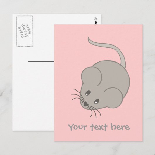 マウス ポストカード (正面/裏面)