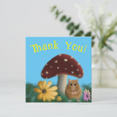 マウス＆マッシュルームの感謝カード サンキューカード (スタンド正面)
