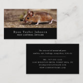 マウス、害虫駆除 名刺 (正面/裏面)