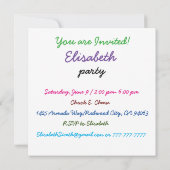 マウス 招待状 (裏面)