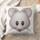 マウス – 絵文字 クッション (ブランケット)
