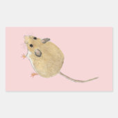 マウス 長方形シール (正面)