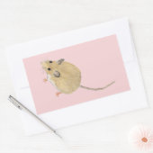 マウス 長方形シール (封筒)