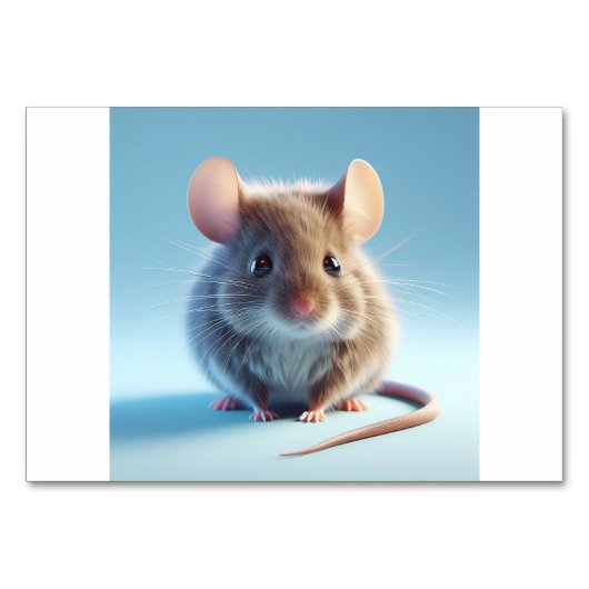 マウス(鼠 / ねずみ – フラッシュカ日本のード) テーブルナンバー (正面)