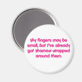 マウス(&A)包まれた（ピンク） マグネット (正面/裏面)