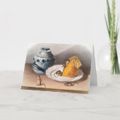 マウス(Mus-musculus)イラストレーション カード (正面)