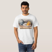 マウス(Mus-musculus)イラストレーション Tシャツ (正面フル)