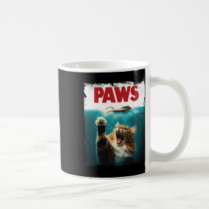 マウスKを追っユーモアのあるて歩く猫マウス猫 コーヒーマグカップ