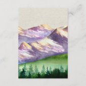 マウテ素朴ン結婚のゲスト詳細カード エンクロージャーカード (裏面)