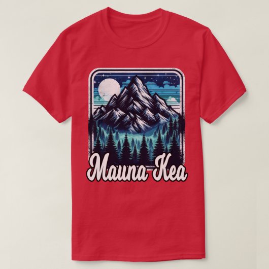 マウナケアのハイキング恋人Tシャツ Tシャツ (デザイン正面)
