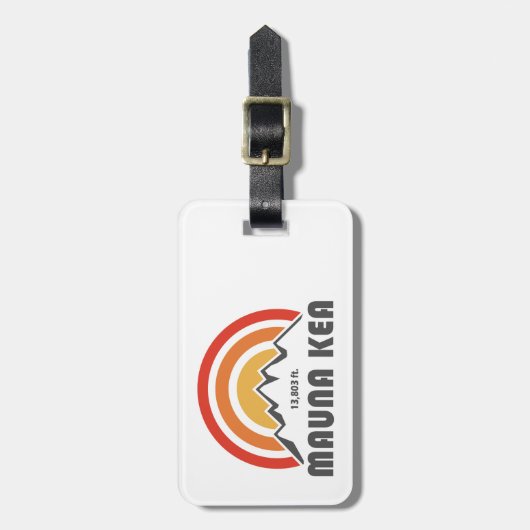マウナケア ラゲッジタグ (正面縦)