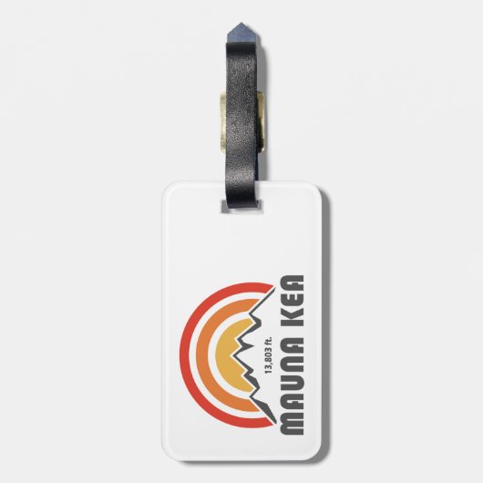 マウナケア ラゲッジタグ (裏面縦)