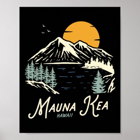 マウナケアTシャツ ポスター (正面)