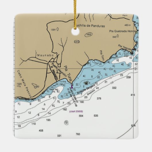マウナボプエルトリコ セラミックオーナメント (裏面)