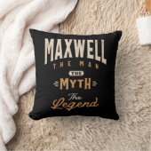 マウパーソナライズされたウェル名 – マウおもしろいウェル クッション (ブランケット)