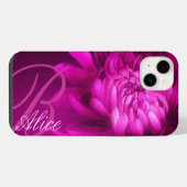 マウブの菊の花 iPhoneケース (裏面横)