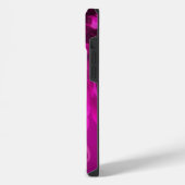 マウブの菊の花 iPhoneケース (左側面)